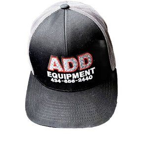 Pacific Herowear ADD Equipment Va Black And Grey Foam And Mesh SnapBack Cap